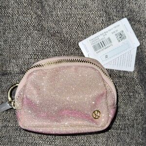 Lululemon Athletica Sparkling Pink Cosmetic Case